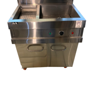 donut fryer with seasoning