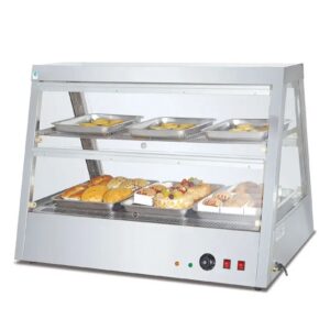 kfc style food warmer display