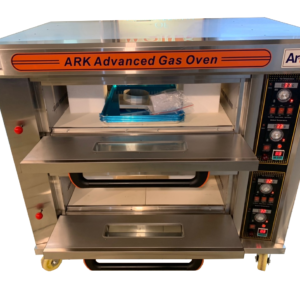 double deck oven ark with stone base