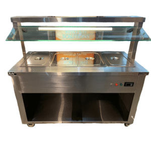 4 pan hot bain marie